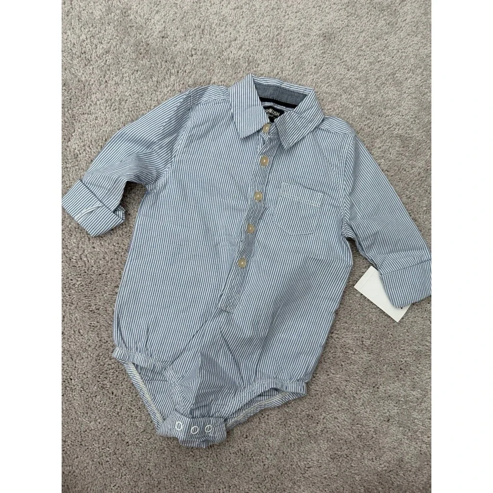 NEW Carter’s Body Suit Onesie Fancy Baby Boys Bubble Romper Size 24 Months